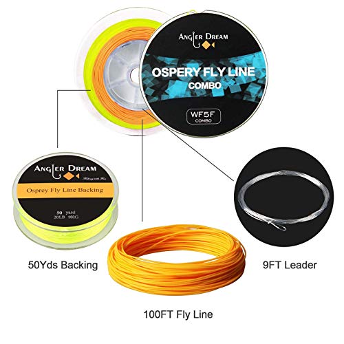 Trout Fishing Combo: ANGLER DREAM WF3F Fly Line