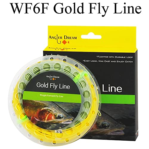 Gold Fly Line: 90FT Weight Forward Floating