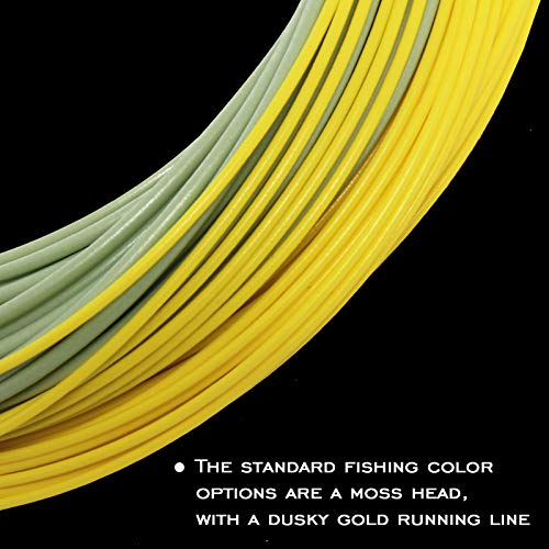 Gold Fly Line: 90FT Weight Forward Floating