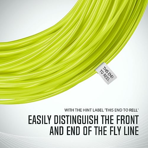 Piscifun Sword Fly Line - WF4wt, Fluorescent Yellow
