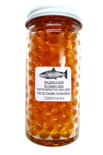 Michigan Harvested Trout Fishing: Catchmore Natural Color Salmon Eggs