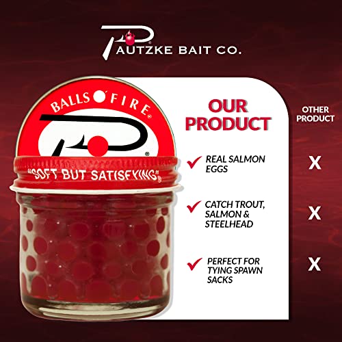 Pautzke Balls O' Fire Salmon Eggs - Trout Fishing Essential