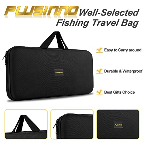 PLUSINNO Telescopic Fishing Kit: Carbon Pole, Stainless Reel