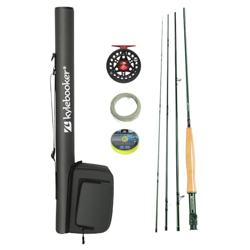 Kylebooker Fly Fishing Combo Kit 3wt 7‘6“ Rod
