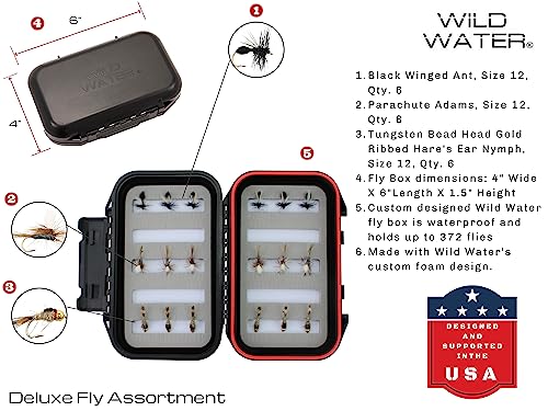 Wild Water Deluxe Fly Fishing Combo Kit, 5/6 Weight