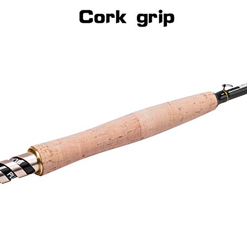 Lightweight 4-Piece Graphite Fly Fishing Combo with Carrier