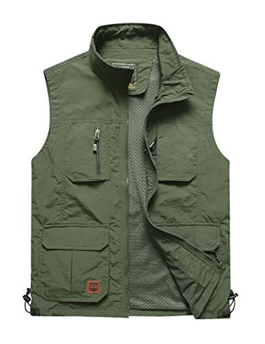 Men's Quick-Dry Trout Fishing Vest with Multi Pockets