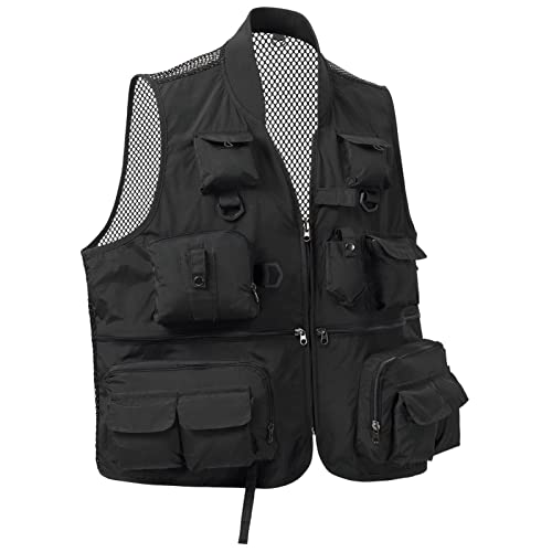 Bassdash Unisex Fishing Photography Mesh Vest - 6 Sizes
