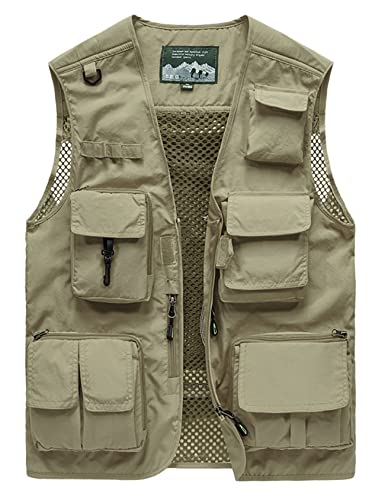 Yimoon Men's Outdoor Utility Fishing Vest