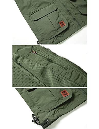 Men's Quick-Dry Trout Fishing Vest with Multi Pockets