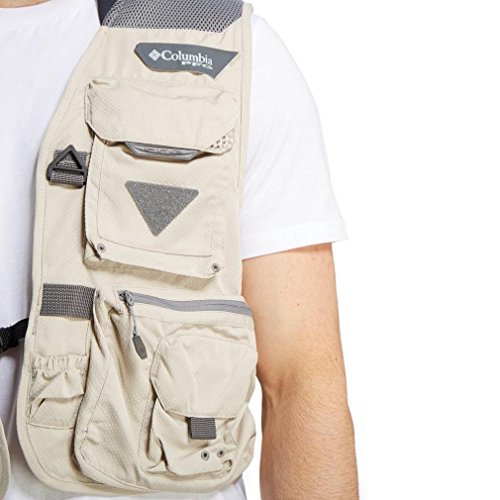 Columbia Men's Henry's Fork V Vest, Fossil, Medium