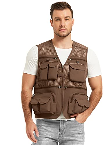 Fly Fishing Vest with Pockets for Men outdoors
