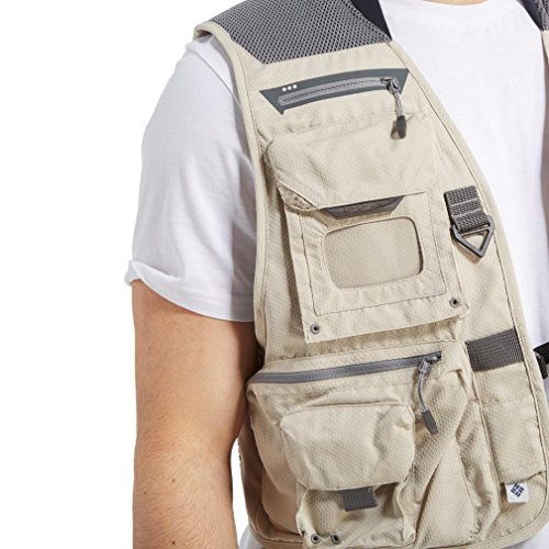 Columbia Men's Henry's Fork V Vest, Fossil, Medium