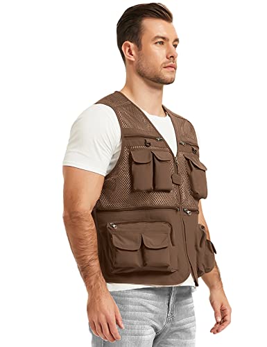 Fly Fishing Vest with Pockets for Men outdoors