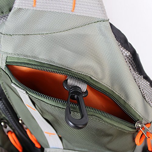 Kylebooker Army Green Mesh Fishing Vest for Men/Women