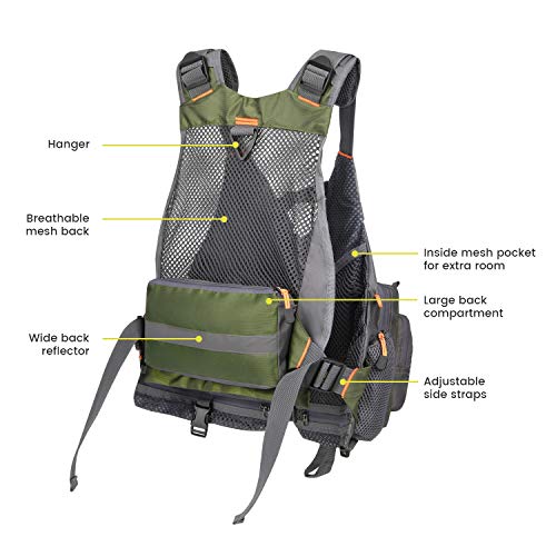 Gonex Fly Fishing Vest for Men and Women