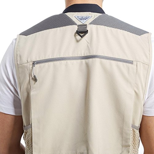 Columbia Men's Henry's Fork V Vest, Fossil, Medium