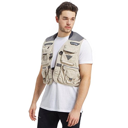 Columbia Men's Henry's Fork V Vest, Fossil, Medium