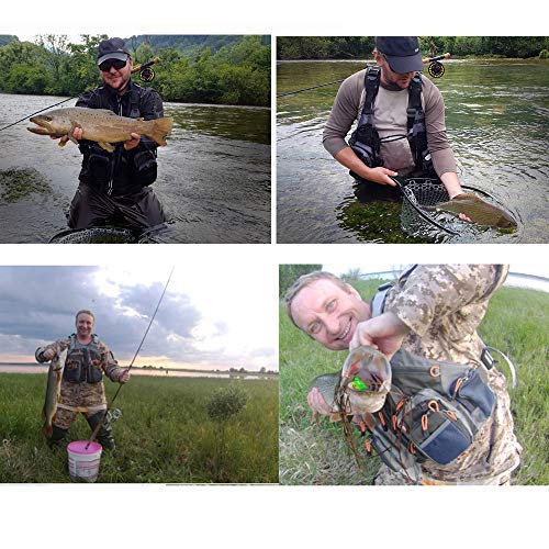 Kylebooker Army Green Mesh Fishing Vest for Men/Women