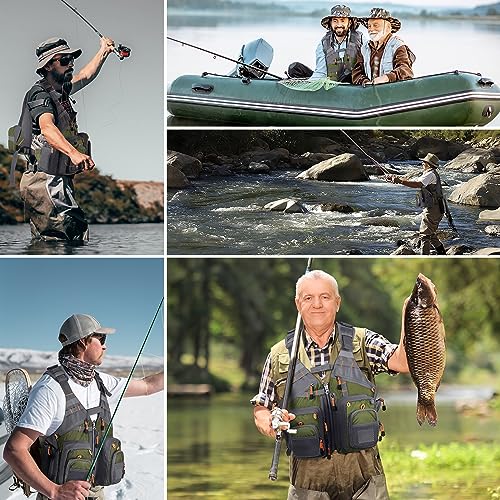 Gonex Fly Fishing Vest for Men and Women