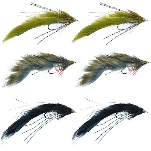 Zuddler Cone Head Trout Streamers Fly Assortment