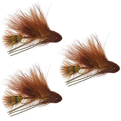 Mini Dungeon Brown Articulated Streamers - Set of 3