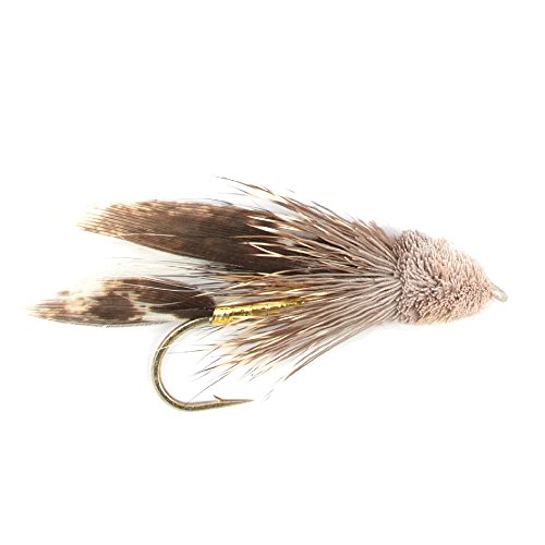 Classic Muddler Minnow Trout Fly 4-Pack - Size 8