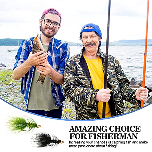 35pcs Woolly Bugger Trout Fishing Streamer Flies