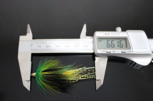 40 pcs Cone Head Tube Fly Salmon Trout Fly Fishing Flies