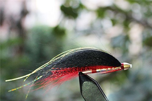 40 pcs Cone Head Tube Fly Salmon Trout Fly Fishing Flies