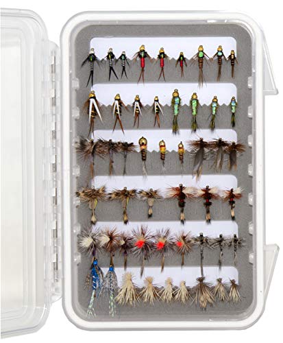 Outdoor Planet 50 Premium Trout Fishing Flies Assortment