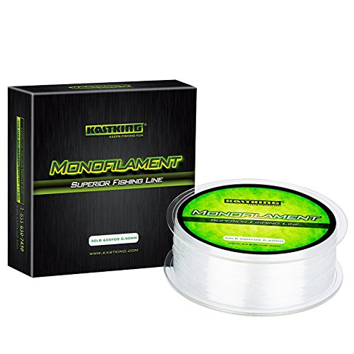 KastKing Monofilament Trout Fishing Line, Ice Clear