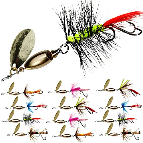 Trout Fishing Lures: Spinners, Bait, and Bass Kit