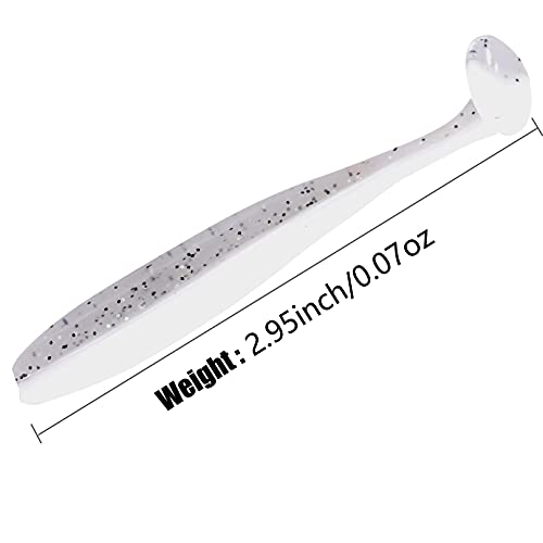 Trout Fishing Soft Plastic Lure Kit - 100PCS/7cm