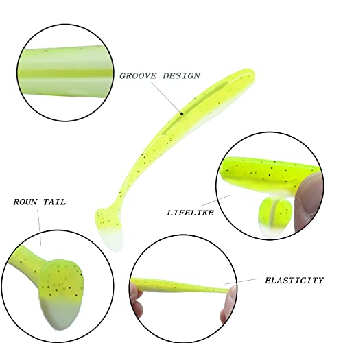 Trout Fishing Soft Plastic Lure Kit - 100PCS/7cm
