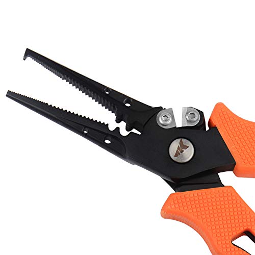 KastKing 7" Cutthroat Fishing Pliers: Saltwater Resistant