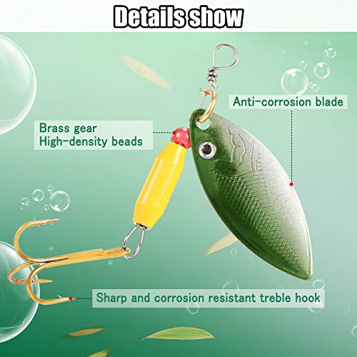 Trout Fishing Lures Set with Tackle Box