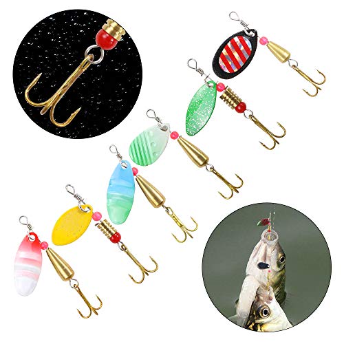 30-Piece Assorted Metal Lures for Trout Fishing