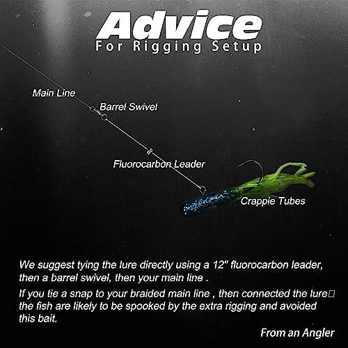 Soft Plastic Tube Baits Jig Head Swimbaits Kit