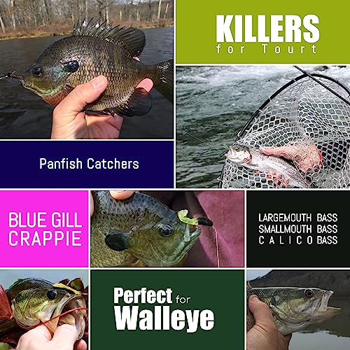 Soft Plastic Tube Baits Jig Head Swimbaits Kit