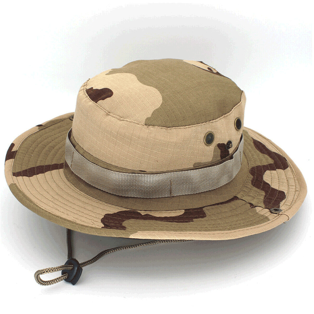 Camo Boonie Bucket Hat for Trout Fishing