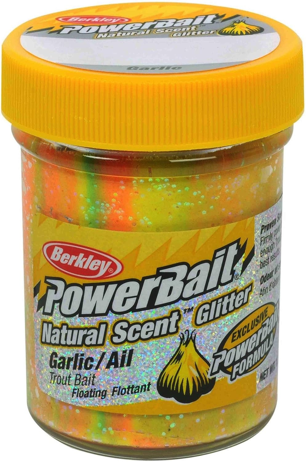 Natural Glitter Rainbow Trout Bait by Powerbait® in Jar