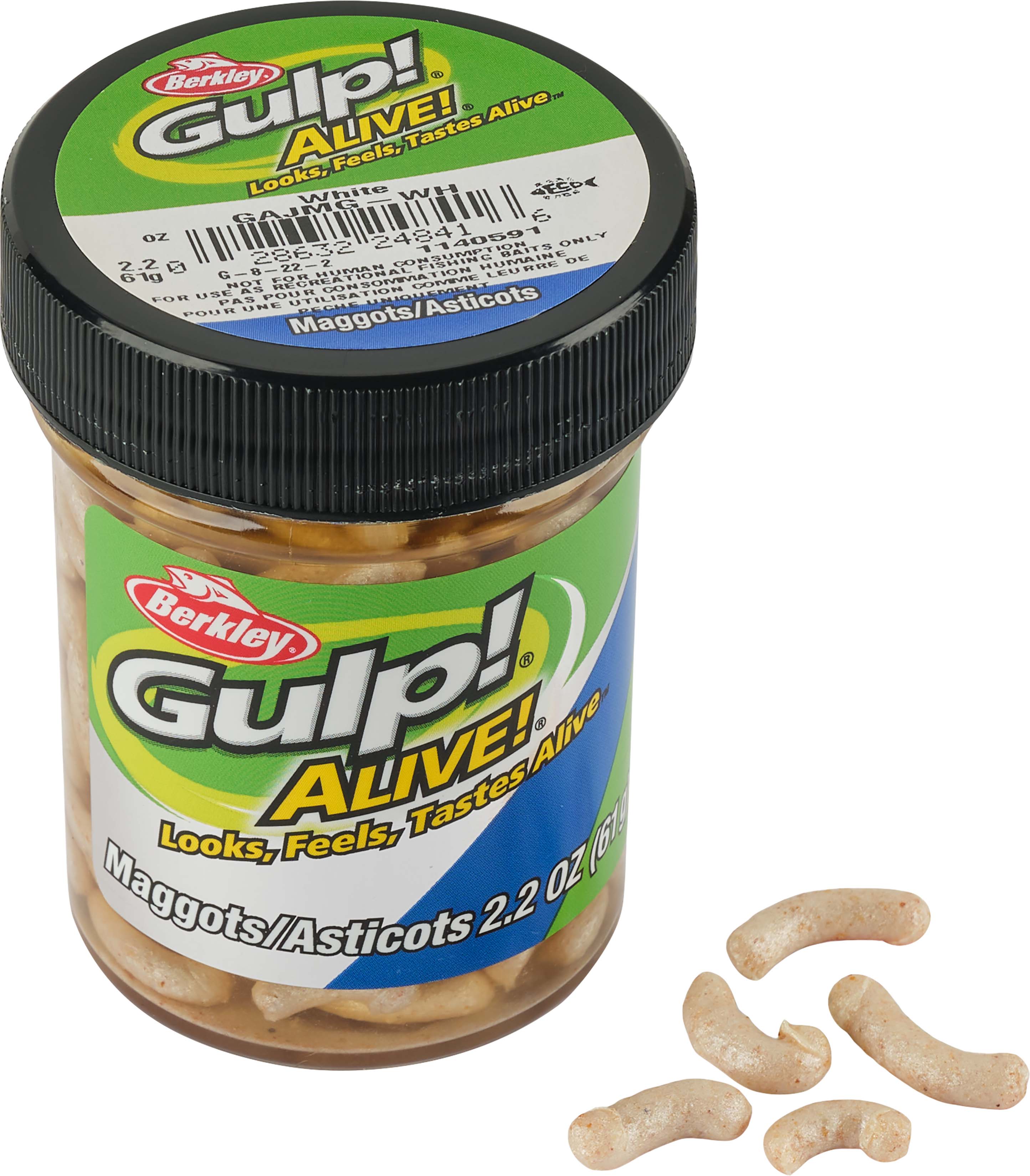 Berkley Gulp Alive 1" Maggots Scented Trout Bait