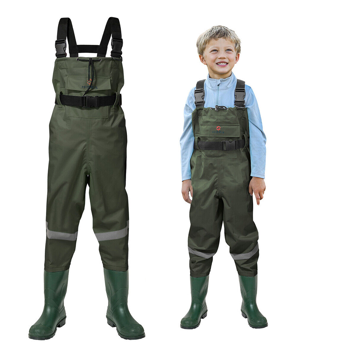 Kids Waterproof Chest Waders for Trout Fishing