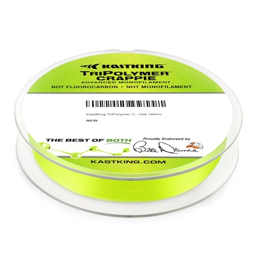 KastKing TriPolymer Crappie Fishing Line: High Strength, Smooth