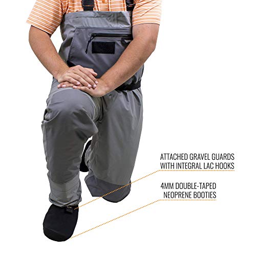 FROGG TOGGS Men's Pro Stockingfoot Chest Wader - Gray