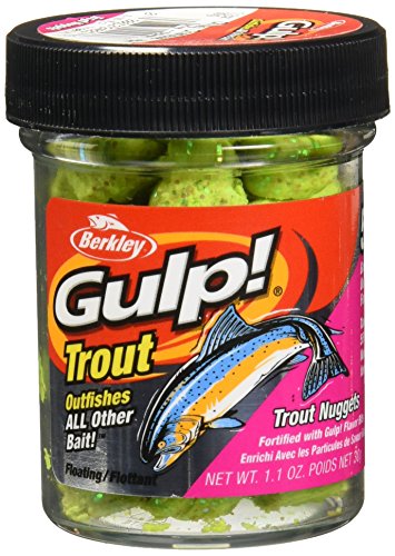 Berkley Gulp! Trout Nuggets, Chunky Chartreuse, 1oz