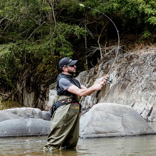 Ultra-Light 2-Piece Trout Fishing Rod with Fuji Guides