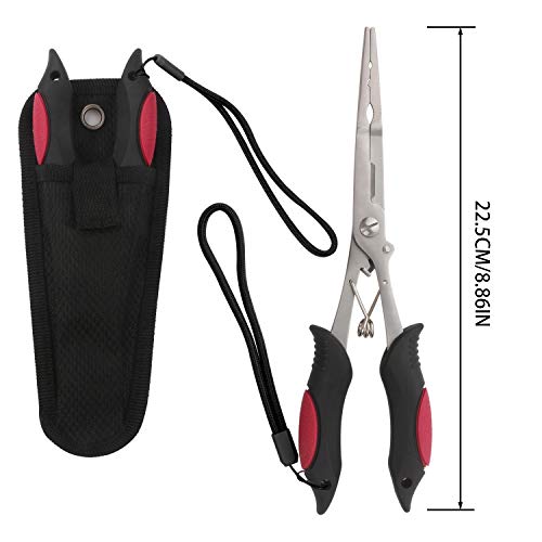 Hikary Stainless Steel Long Nose Fishing Pliers, Gripper