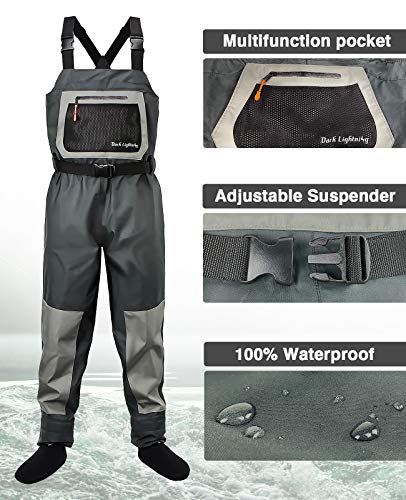 Unisex Stocking Foot Waders for All Seasons Fishing
